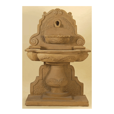 Olive Grove Wall Outdoor Cast Stone Garden Fountain Fountain Tuscan